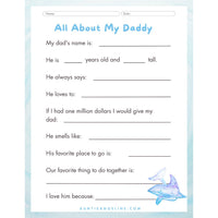 All About My Daddy Worksheet