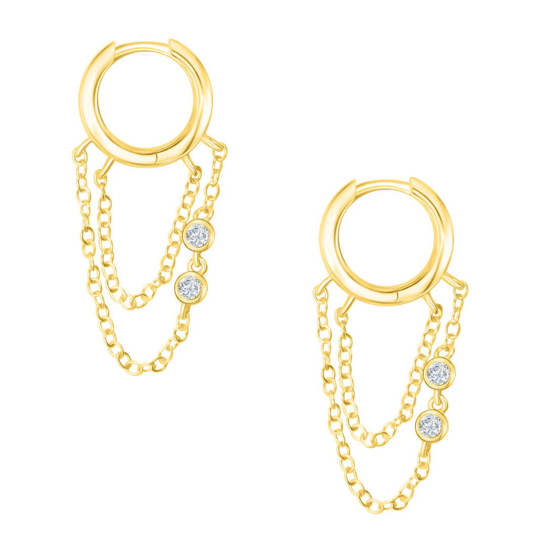 HAILY HUGGIE EARRINGS