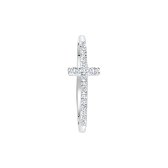 Diamond Cross Ring