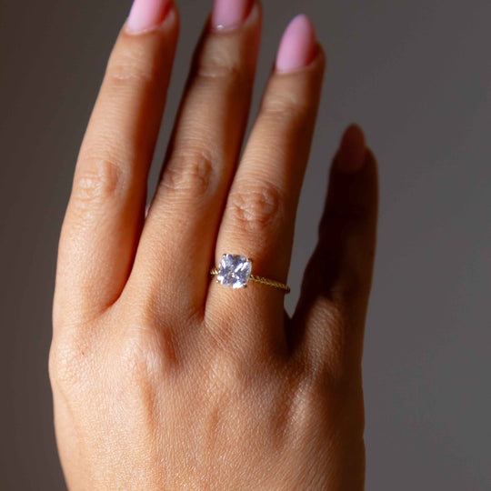 Amanda Rope Twist Travel Ring