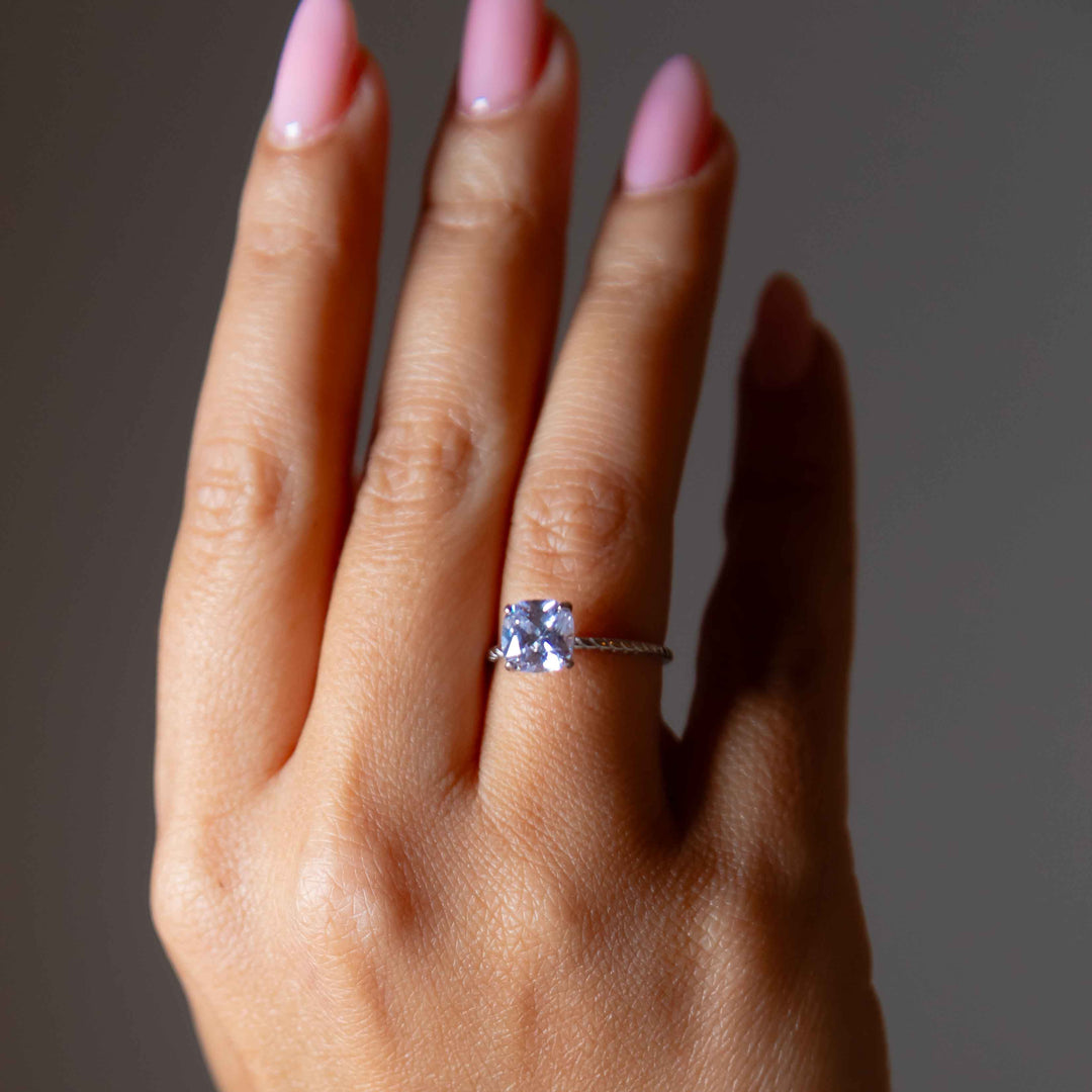 Amanda Rope Twist Travel Ring