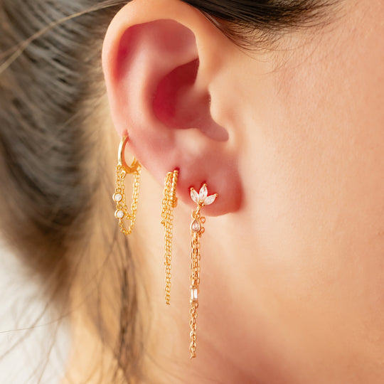 HAILY HUGGIE EARRINGS