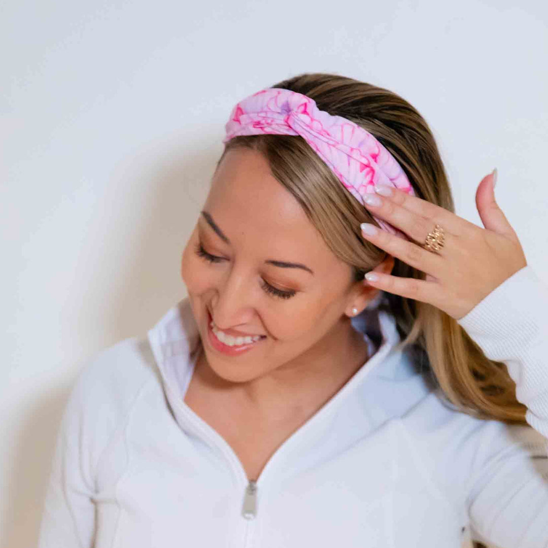 Big Shell Twist Knot Headband - AKŌYA