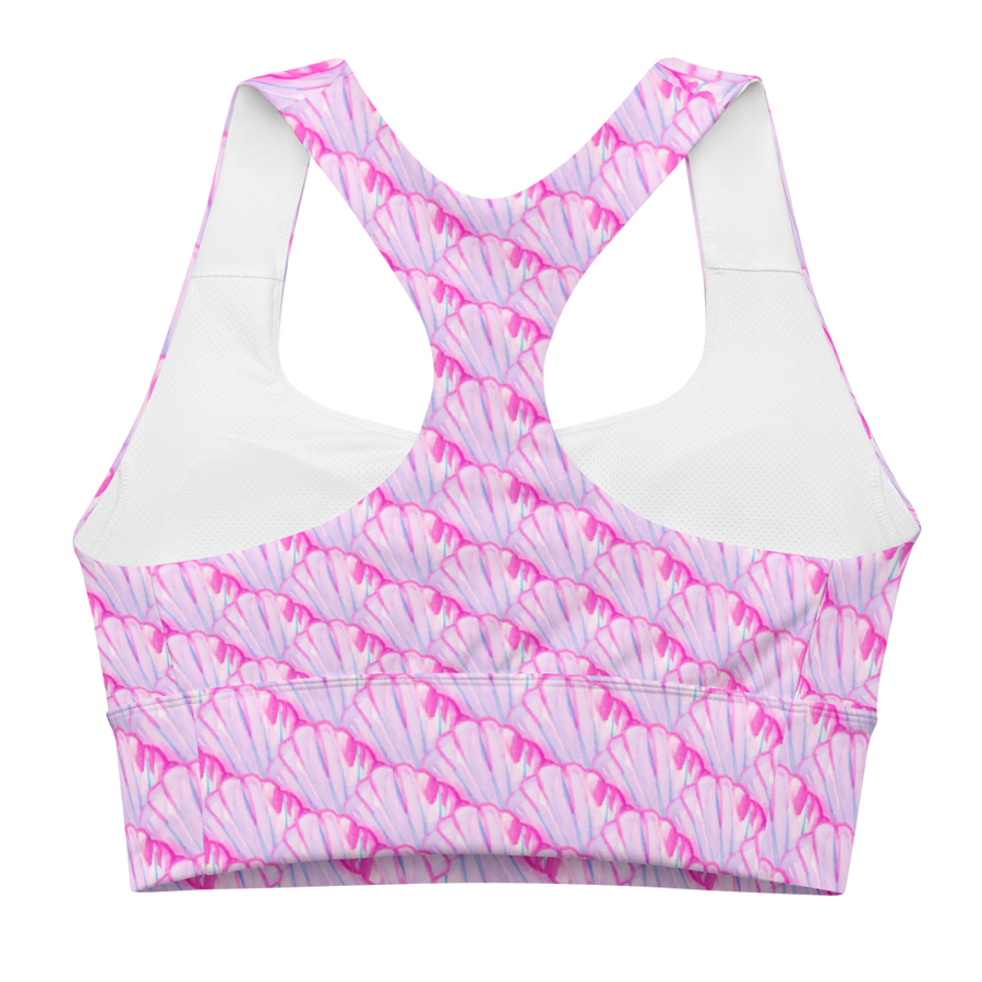 Big Shell Longline Sports Bra