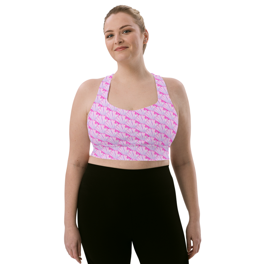 Big Shell Longline Sports Bra