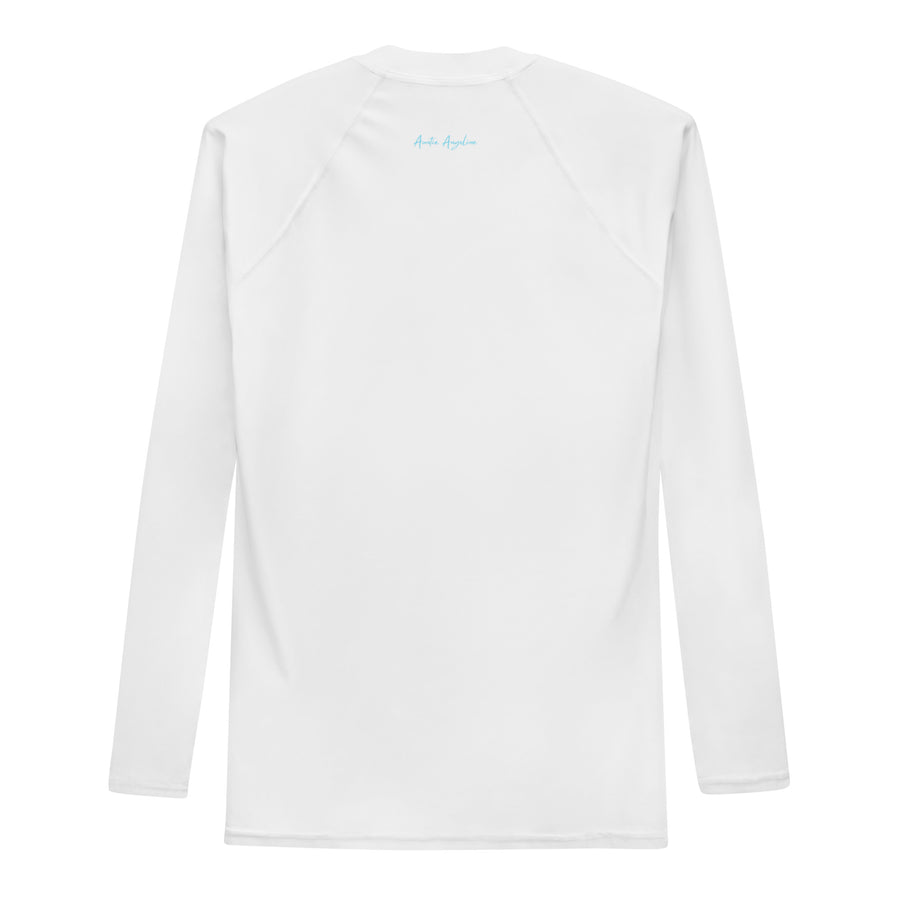 Men's White Rash Guard