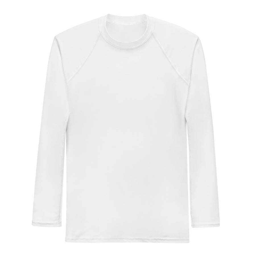 Men's White Rash Guard