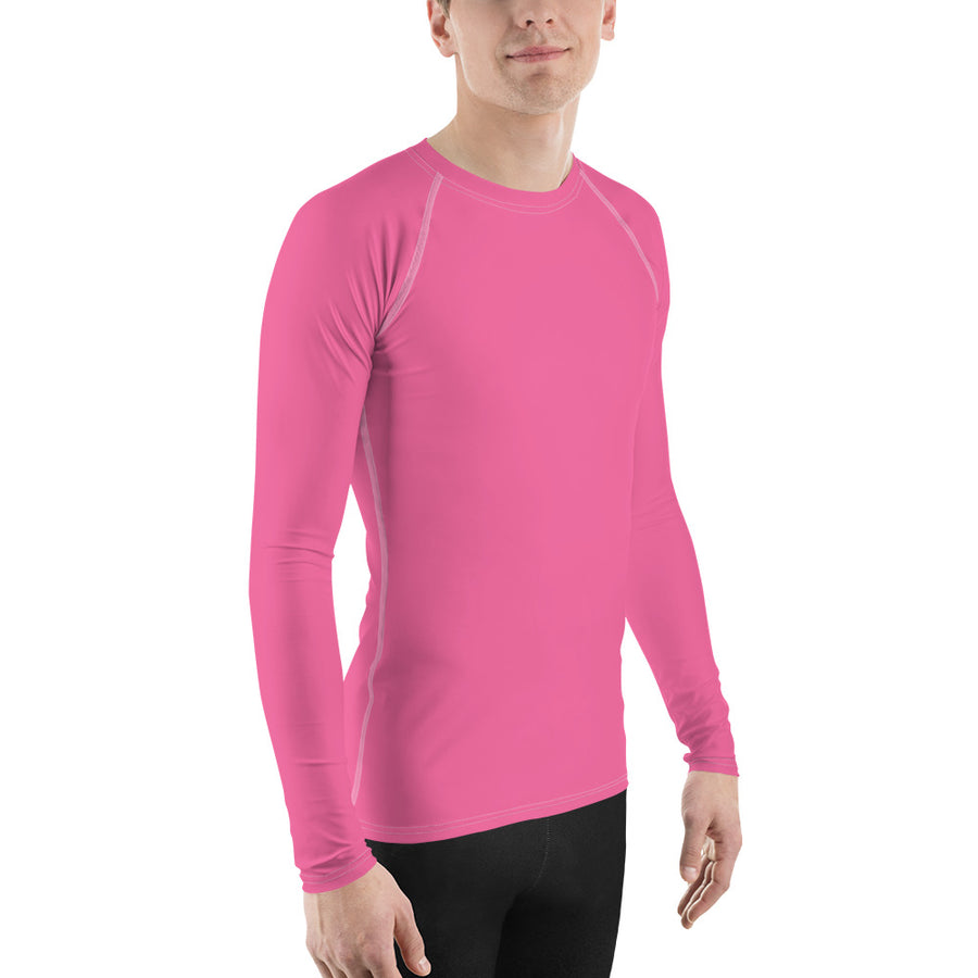 Men's Pink Rash Guard