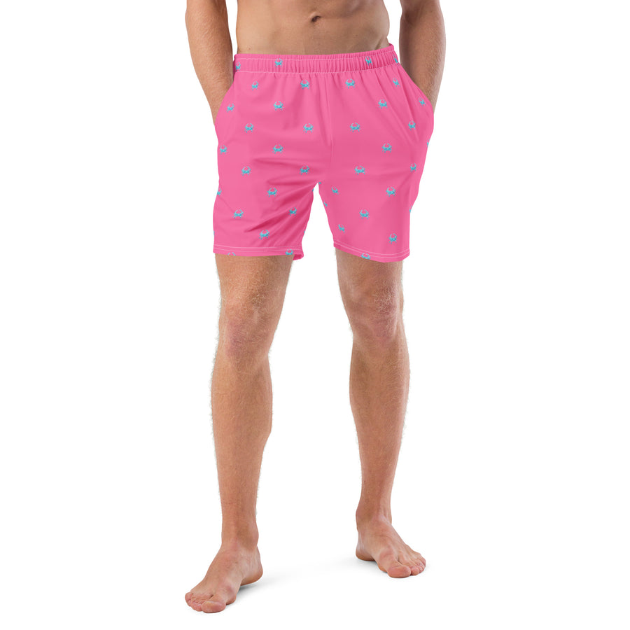 Men's Coral Crab Swim Trunks