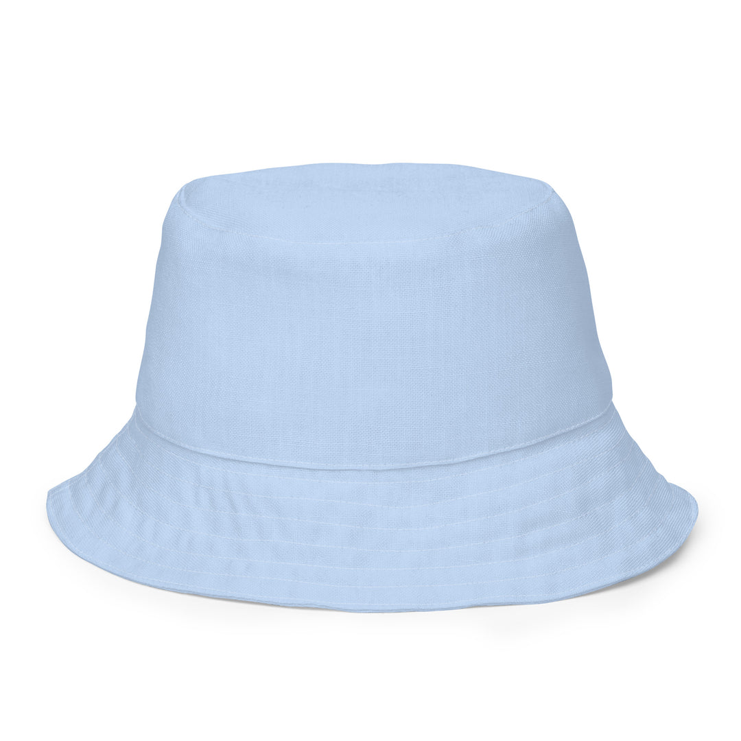 Reversible Blue and Shell Bucket Hat - AKŌYA