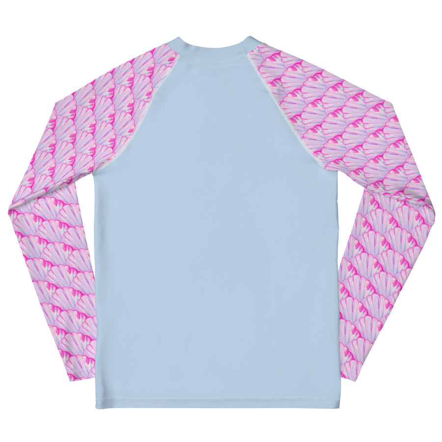 Big Shell Youth Rash Guard Size 8-20