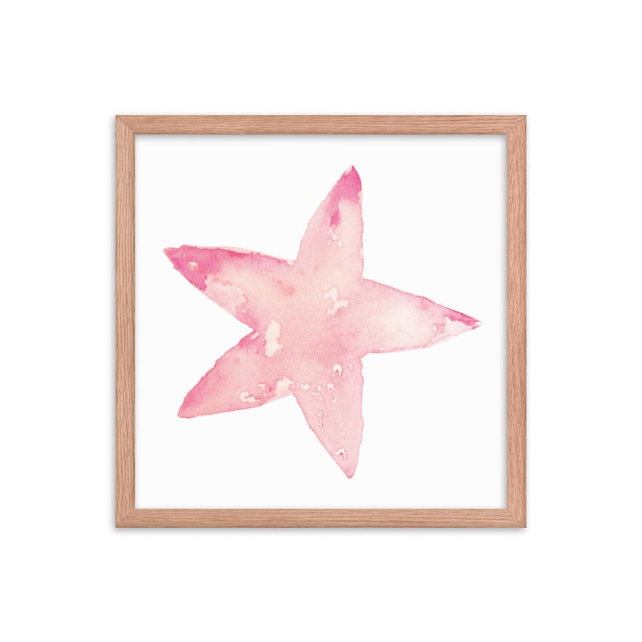 Framed Starfish Art Print