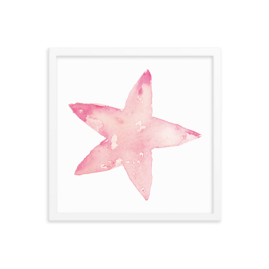 Framed Starfish Art Print